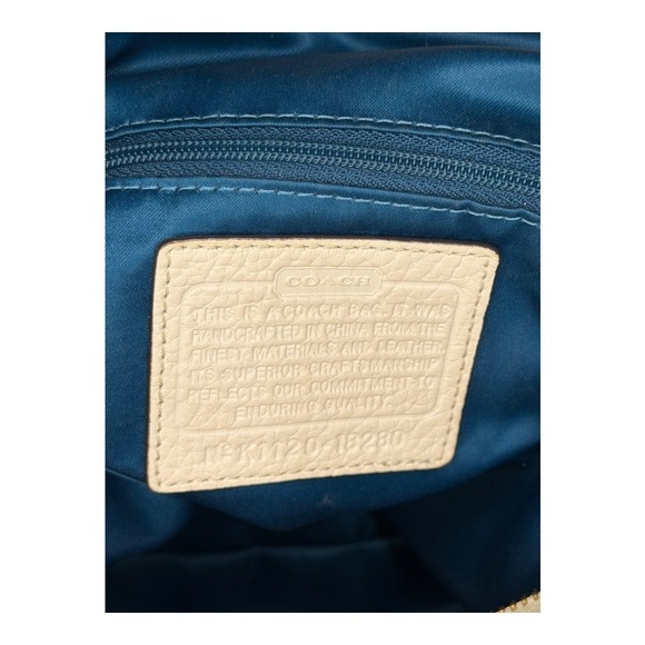 Coach Cream Satchel Bag - Picture 5 of 15